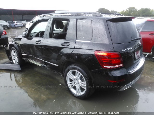 WDCGG5HB0DF960378 - 2013 MERCEDES-BENZ GLK 350 BLACK photo 3