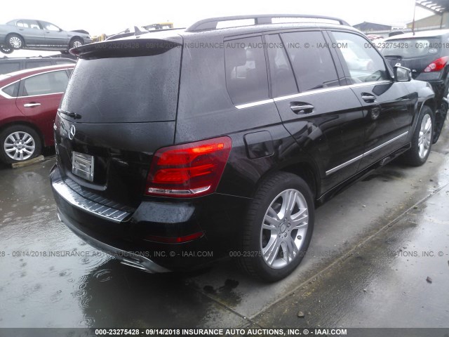 WDCGG5HB0DF960378 - 2013 MERCEDES-BENZ GLK 350 BLACK photo 4