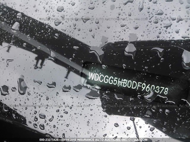 WDCGG5HB0DF960378 - 2013 MERCEDES-BENZ GLK 350 BLACK photo 9