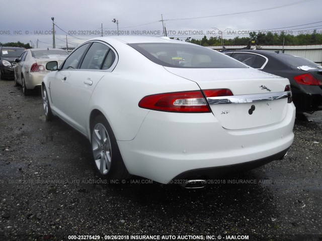 SAJWA0FB0BLR86701 - 2011 JAGUAR XF WHITE photo 3