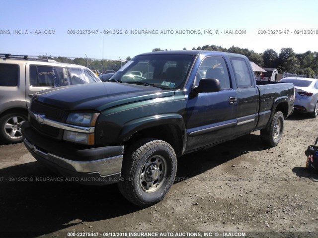 1GCGK29U23Z104967 - 2003 CHEVROLET SILVERADO K2500 GREEN photo 2