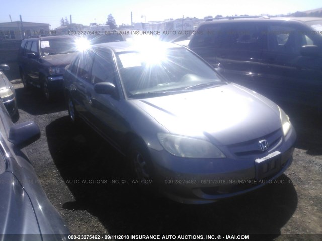 2HGES16355H568255 - 2005 HONDA CIVIC DX VP 灰色 照片 1