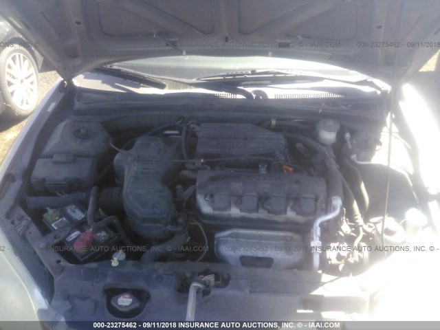 2HGES16355H568255 - 2005 HONDA CIVIC DX VP 灰色 照片 10