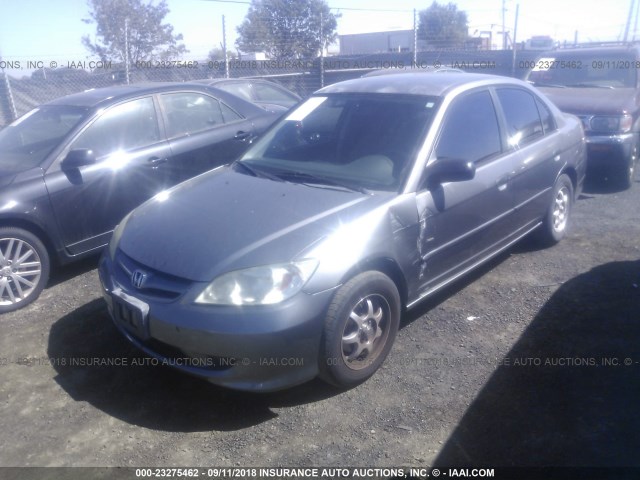 2HGES16355H568255 - 2005 HONDA CIVIC DX VP 灰色 照片 2