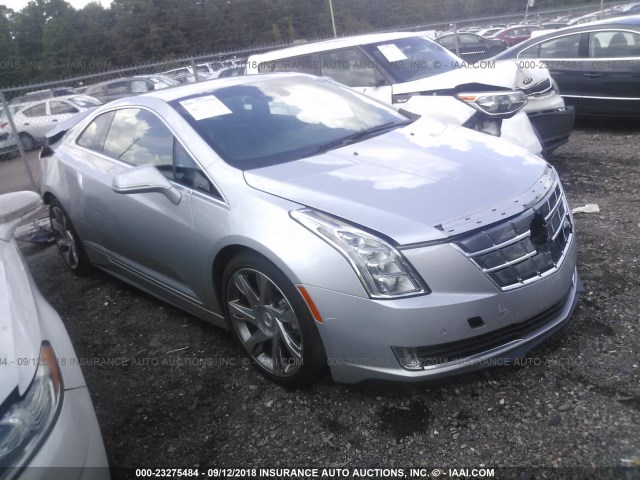 1G6RR1E45EU601955 - 2014 CADILLAC ELR LUXURY SILVER photo 1