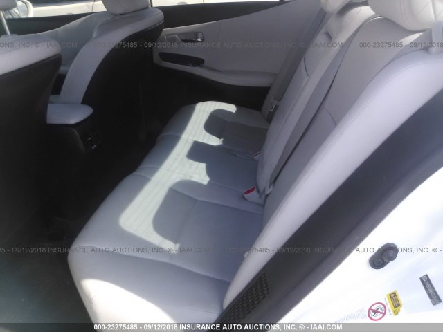 JTHBB1BA8A2026624 - 2010 LEXUS HS 250H WHITE photo 8