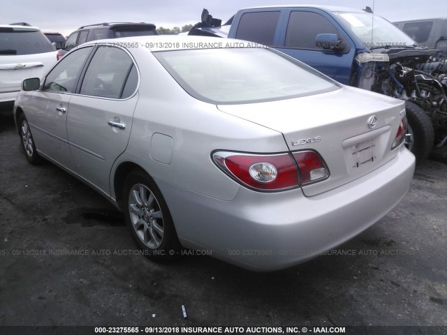 JTHBF30G830119083 - 2003 LEXUS ES 300 SILVER photo 3