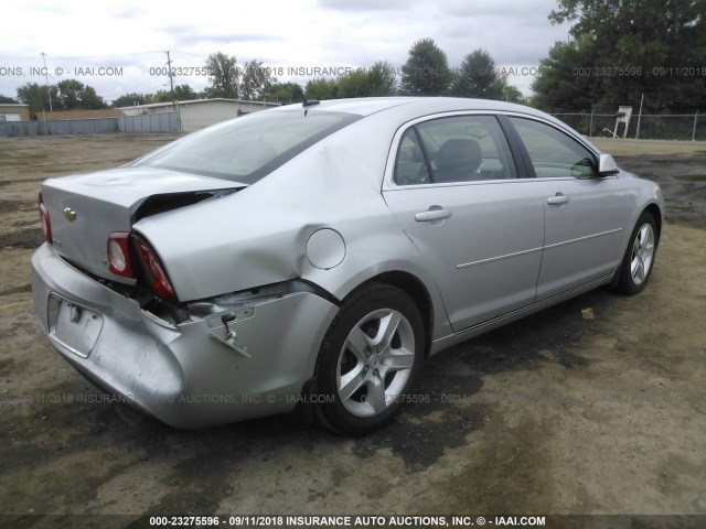 1G1ZH57BX9F254693 - 2009 CHEVROLET MALIBU 1LT ვერცხლისფერი ფოტო 4