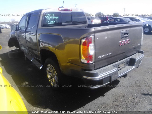 1GTG5DE39G1262694 - 2016 GMC CANYON SLT BROWN photo 3