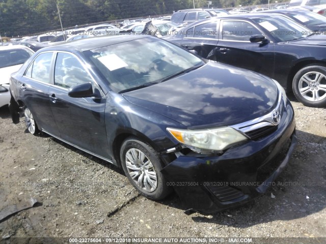 4T4BF1FK6CR242747 - 2012 TOYOTA CAMRY SE/LE/XLE BLACK photo 1