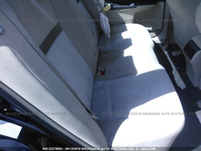 4T4BF1FK6CR242747 - 2012 TOYOTA CAMRY SE/LE/XLE BLACK photo 8
