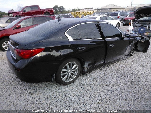 JN1BV7AP6EM686983 - 2014 INFINITI Q50 PREMIUM/SPORT BLACK photo 4