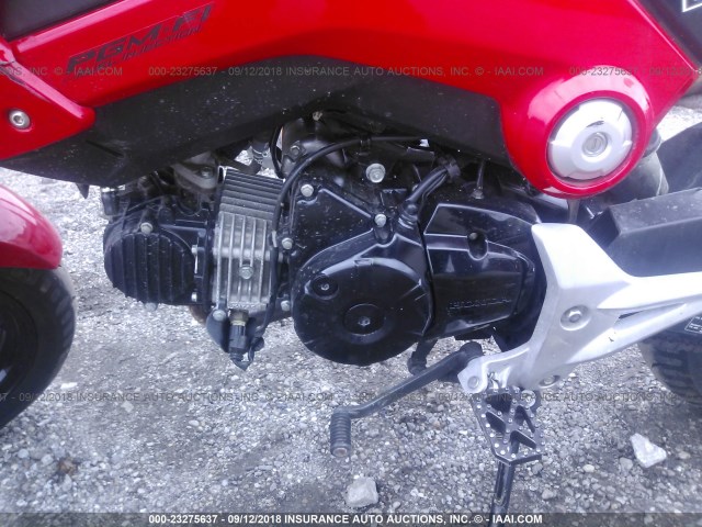 MLHJC6118E5002494 - 2014 HONDA GROM 125 RED photo 9