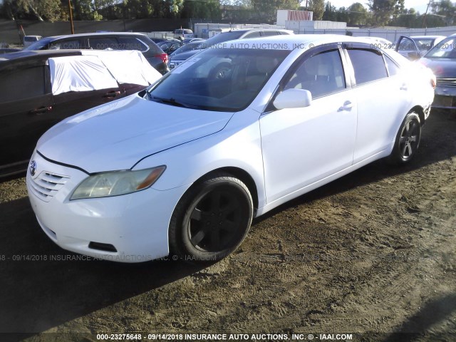 4T4BE46K08R028493 - 2008 TOYOTA CAMRY CE/LE/XLE/SE WHITE photo 2