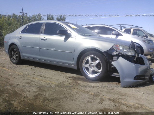 1G1ZG57B69F109086 - 2009 CHEVROLET MALIBU LS ნაცრისფერი ფოტო 1