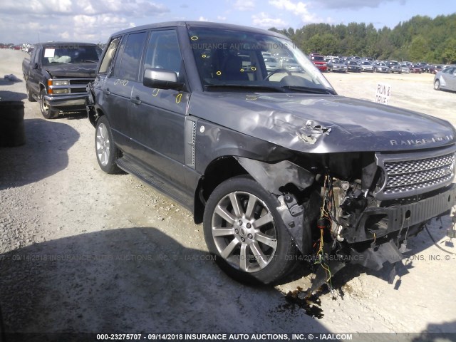 SALMF13458A273681 - 2008 LAND ROVER RANGE ROVER SUPERCHARGED GRAY photo 1
