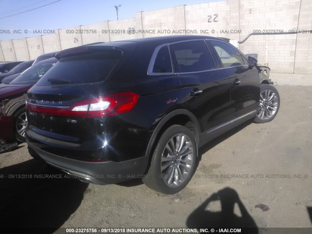 2LMPJ8LP1GBL22528 - 2016 LINCOLN MKX RESERVE BLACK photo 4