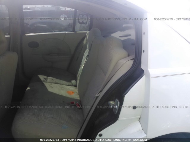 1G8AJ58F86Z193875 - 2006 SATURN ION LEVEL 2 白色 照片 8