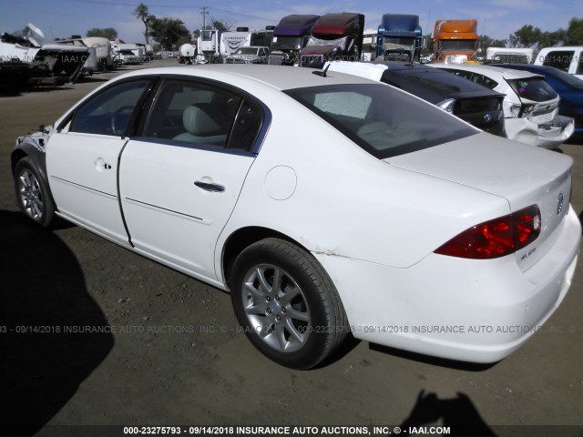 1G4HD57258U104611 - 2008 BUICK LUCERNE CXL WHITE photo 3