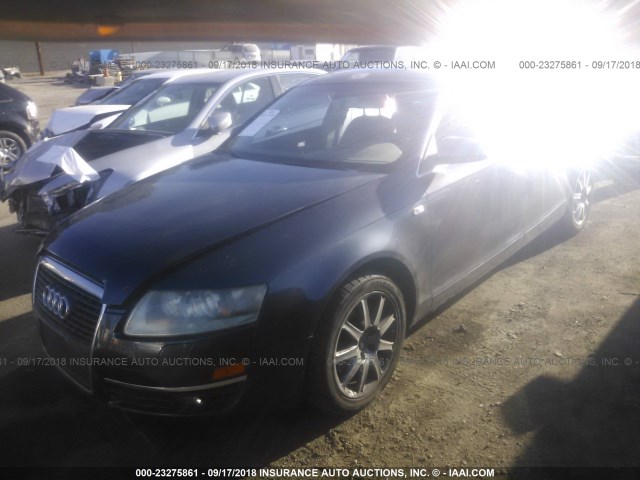 WAUDT74F05N047875 - 2005 AUDI A6 3.2 QUATTRO GRAY photo 2