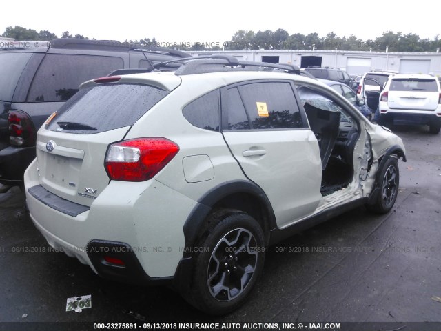 JF2GPACC6D2818494 - 2013 SUBARU XV CROSSTREK 2.0 PREMIUM TAN photo 4