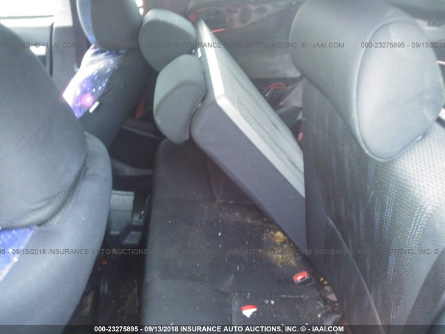 2T1KU4EEXBC574820 - 2011 TOYOTA COROLLA MATRIX  RED photo 8