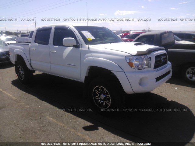 5TELU42N87Z433836 - 2007 TOYOTA TACOMA DOUBLE CAB 白色 照片 1