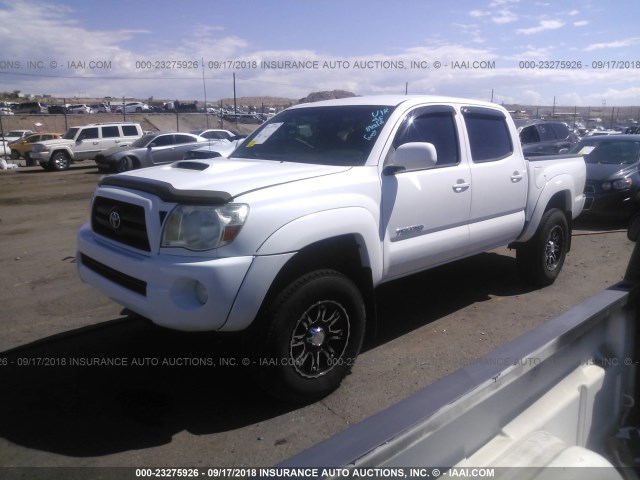 5TELU42N87Z433836 - 2007 TOYOTA TACOMA DOUBLE CAB 白色 照片 2