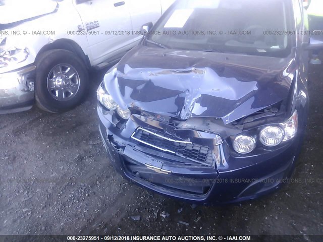 1G1JA5SH8F4164429 - 2015 CHEVROLET SONIC LS 蓝色 照片 6