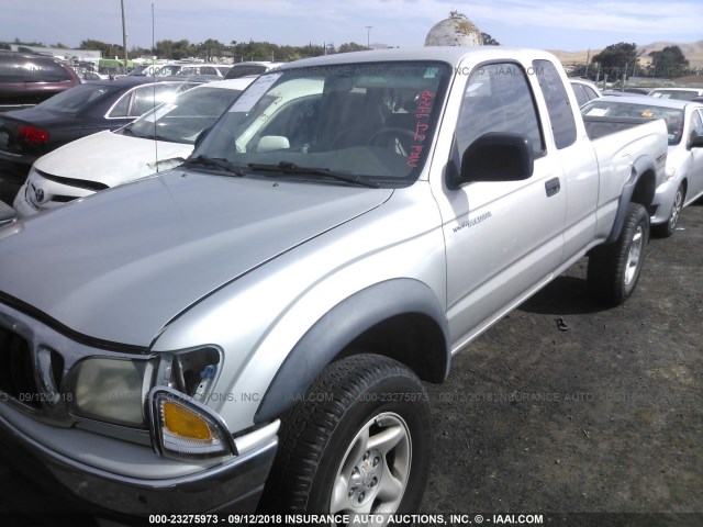 5TESN92N13Z170170 - 2003 TOYOTA TACOMA XTRACAB PRERUNNER SILVER photo 2