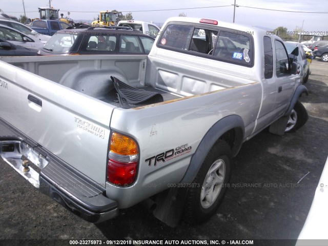 5TESN92N13Z170170 - 2003 TOYOTA TACOMA XTRACAB PRERUNNER ვერცხლისფერი ფოტო 4