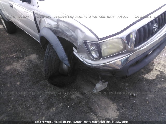 5TESN92N13Z170170 - 2003 TOYOTA TACOMA XTRACAB PRERUNNER ვერცხლისფერი ფოტო 6