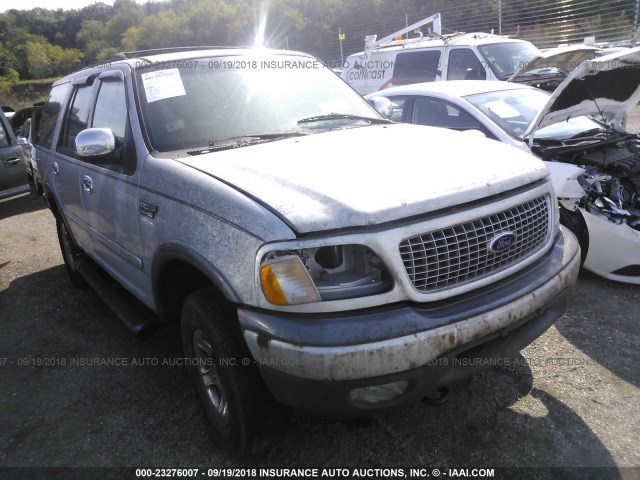1FMPU16L2YLA03384 - 2000 FORD EXPEDITION XLT SILVER photo 1