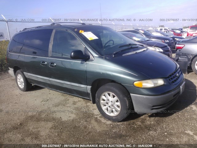 2P4GP44GXYR571016 - 2000 PLYMOUTH GRAND VOYAGER SE GREEN photo 1