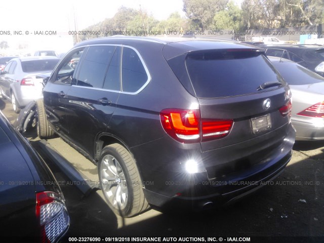 5UXKR2C3XH0U23825 - 2017 BMW X5 SDRIVE35I GRAY photo 3