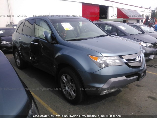 2HNYD28437H500647 - 2007 ACURA MDX TECHNOLOGY BLUE photo 1