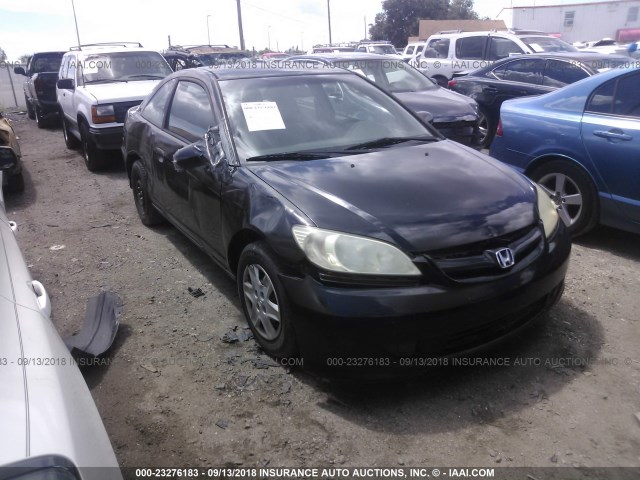 1HGEM22185L004672 - 2005 HONDA CIVIC DX VP BLACK photo 1