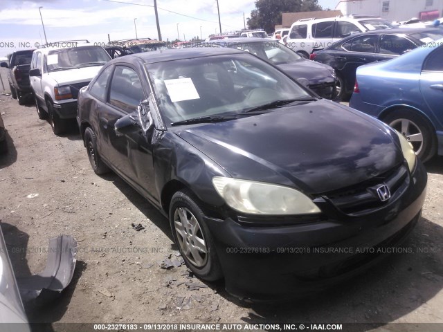 1HGEM22185L004672 - 2005 HONDA CIVIC DX VP BLACK photo 6