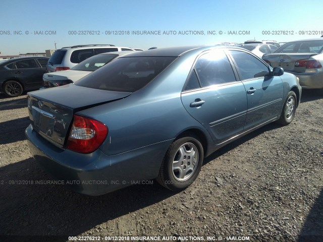 4T1BF32K23U550459 - 2003 TOYOTA CAMRY LE/XLE/SE Mavi foto 4