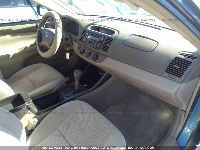 4T1BF32K23U550459 - 2003 TOYOTA CAMRY LE/XLE/SE Mavi foto 5