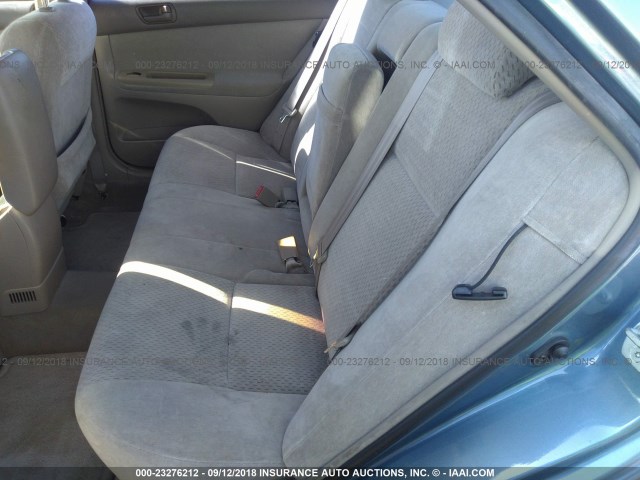 4T1BF32K23U550459 - 2003 TOYOTA CAMRY LE/XLE/SE Mavi foto 8