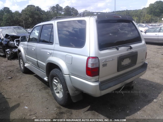 JT3GN87RXX0101127 - 1999 TOYOTA 4RUNNER LIMITED SILVER photo 3