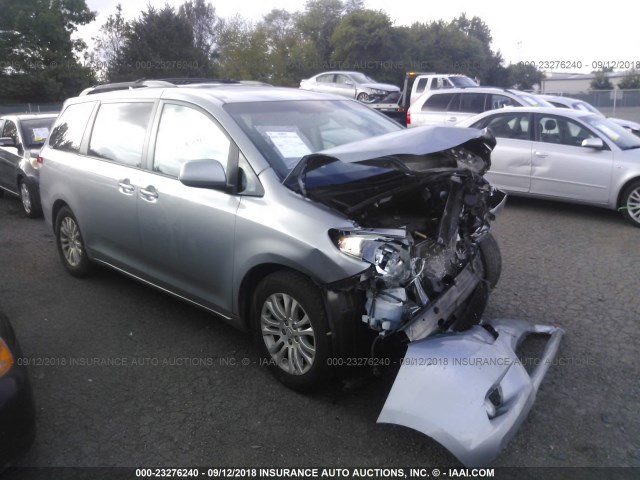 5TDYK3DC9BS098366 - 2011 TOYOTA SIENNA XLE/LIMITED SILVER photo 1