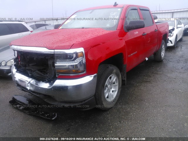 3GCUKNEH0GG211664 - 2016 CHEVROLET SILVERADO K1500/K1500 LS RED photo 2