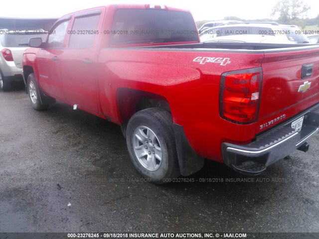 3GCUKNEH0GG211664 - 2016 CHEVROLET SILVERADO K1500/K1500 LS RED photo 3