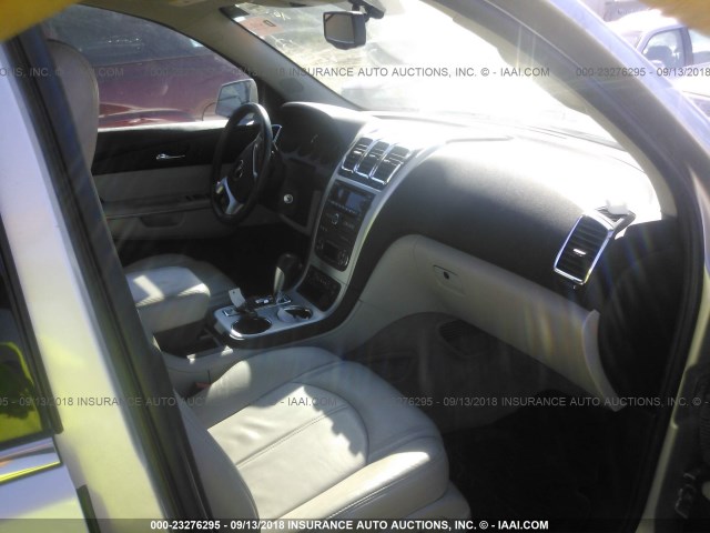 1GKKVRED6BJ145250 - 2011 GMC ACADIA SLT-1 Srebrny zdjęcie 5