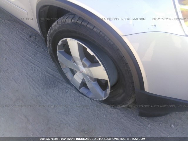 1GKKVRED6BJ145250 - 2011 GMC ACADIA SLT-1 Srebrny zdjęcie 6