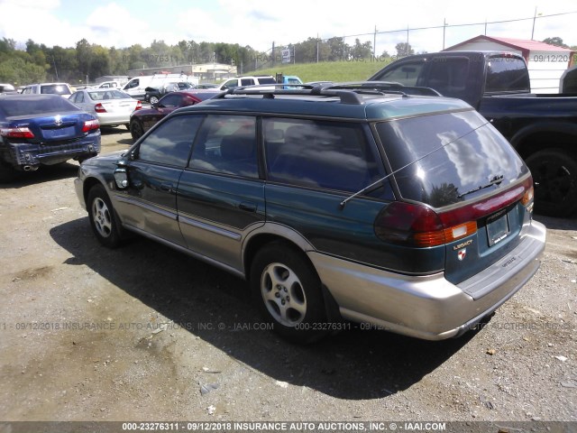 4S3BG6852X7609888 - 1999 SUBARU LEGACY OUTBACK/SSV/LIMITED/30TH GREEN photo 3