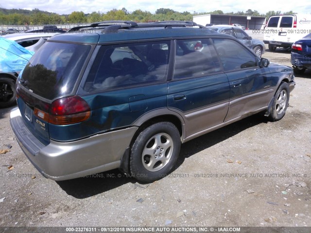 4S3BG6852X7609888 - 1999 SUBARU LEGACY OUTBACK/SSV/LIMITED/30TH GREEN photo 4