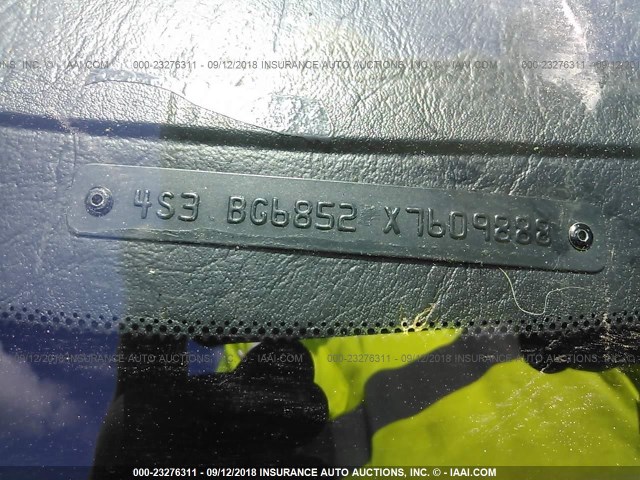 4S3BG6852X7609888 - 1999 SUBARU LEGACY OUTBACK/SSV/LIMITED/30TH GREEN photo 9